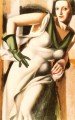 緑色の手袋をした女性 1928年 現代 タマラ・デ・レンピッカ